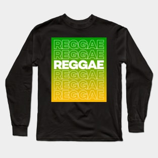 Reggae Typography Long Sleeve T-Shirt